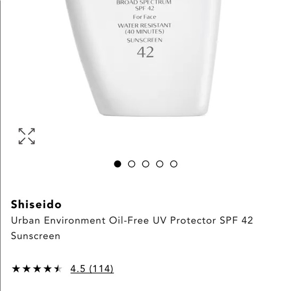 Shiseido Oil-Free UV Protector SPF 42 - Picture 5 of 7